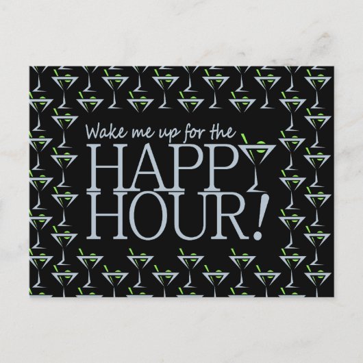 Happy Hour briefkaart (Voorkant)