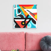 Happy Hour Canvas Afdruk (Insitu (Woonkamer))