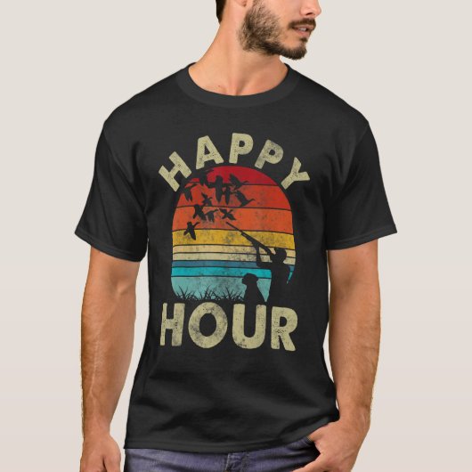 Happy Hour Duck Hunter T-shirt (Voorkant)
