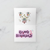 Happy Hour en Getting Old Funny Birthday Kaart (Binnen)