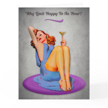 Happy Hour Funny ?Retro Groet