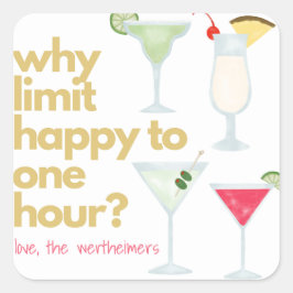 Happy Hour Gift Sticker
