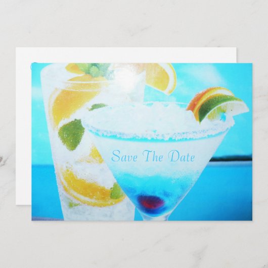 Happy Hour II Save The Date (Voorkant / Achterkant)