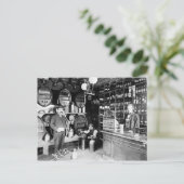 Happy Hour invitation avec photo de bar vintage (Debout devant)