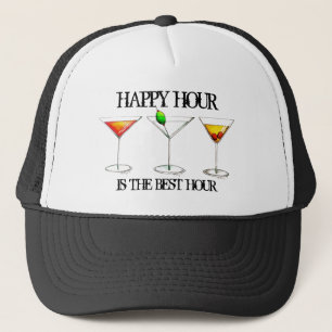 Happy Hour is de Best Hour Mixed Drink Cocktails Trucker Pet