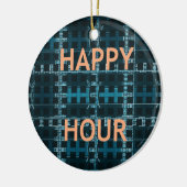 Happy Hour Keramisch Ornament (Links)