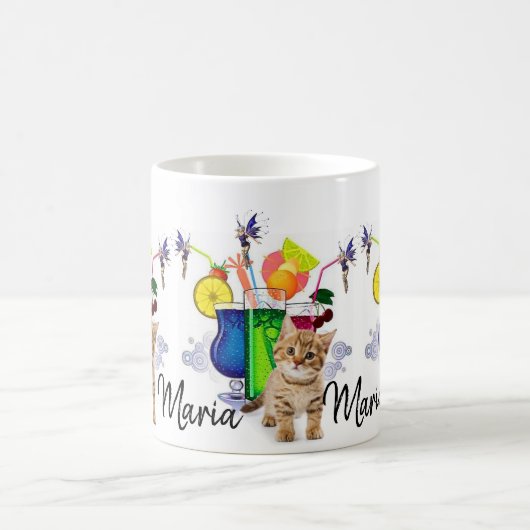 Happy Hour Kitten Fairy Mug (Centre)