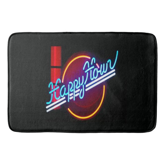 Happy Hour Neon Sign Badmat (Voorkant)