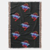 Happy Hour Neon Sign Gooi Deken (Voorkant Verticaal)