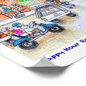 Happy Hour Restaurant Poster (Hoek)