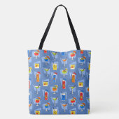 Happy Hour Retro Hawaiian Tropical Drink Beach sac (Dos)