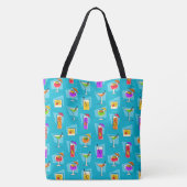 Happy Hour Retro Hawaiian Tropical Drink Beach sac (Dos)