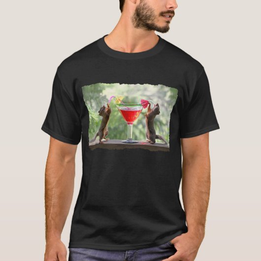 Happy Hour Squirrels T-shirt (Voorkant)