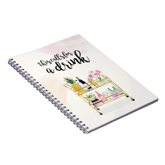 Happy Hour thuis II Notitieboek (Rechterzijde)