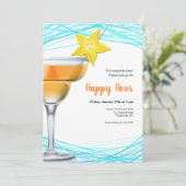 Happy Hour Uitnodiging (Staand voorkant)