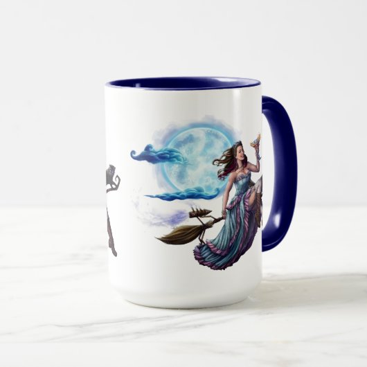 Happy Hour Witch (découpe) Mug (Devant droit)