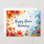 Happy House Warming Briefkaart (Voorkant / Achterkant)