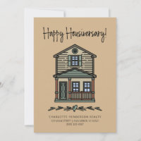 Happy Housiversary Client Home Jubileum Tan