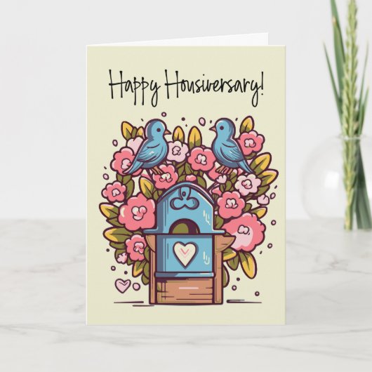 Happy Housiversary Mailbox Home Jubileum Kaart (Voorkant)