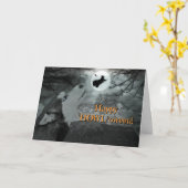 Happy "Howl" entre Husky Dog et la carte sorcière (Fleur jaune)