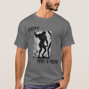 Happy Howl-o-between Werewolf T-shirt