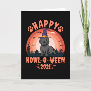 Happy Howl O Ween 2021 Black Lab Kaart
