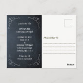 Happy Howl-o-Ween Chiens Halloween Invitation (Dos)