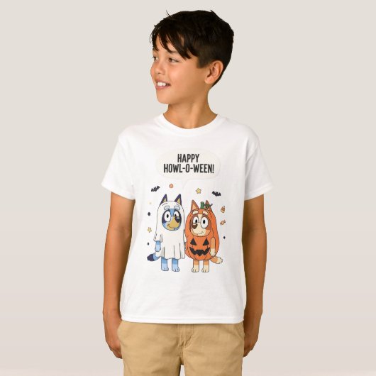 Happy Howl-o-Ween Tee T-shirt (Voorkant volledig)