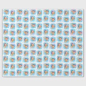 Happy Howliday Airedale Cadeaupapier (Vlak)