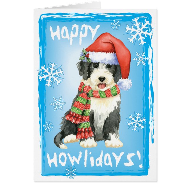 Happy Howliday Beardie (Devant)