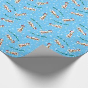 Happy Howliday Borzoi Cadeaupapier
