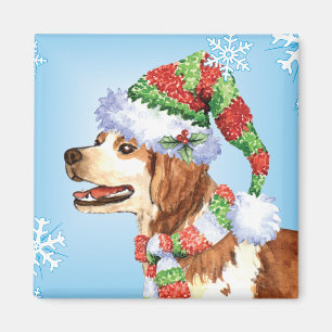 Happy Howliday Brittany Magneet