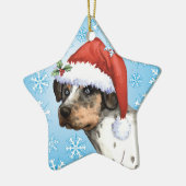 Happy Howliday Catahoula Keramisch Ornament (Links)
