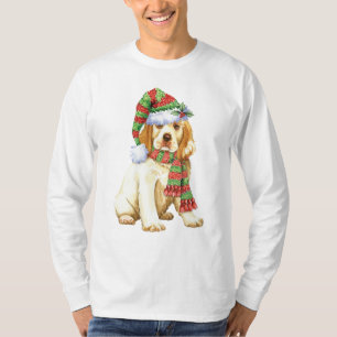 Happy Howliday Clumber Spaniel T-shirt