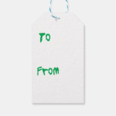 Happy Howliday Coton Cadeaulabel (Achterkant)