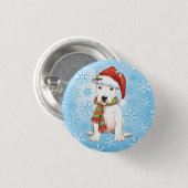 Happy Howliday Dogo Ronde Button 3,2 Cm (Voorkant /achterkant)