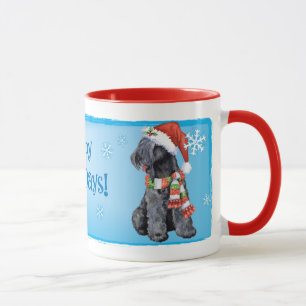 Happy Howliday Kerry Blue Terrier Mok