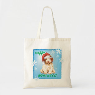 Happy Howliday Lagotto Romagnolo Canvas tas