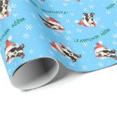 Happy Howliday Long Coat Chihuahua Cadeaupapier (Rol Hoek)