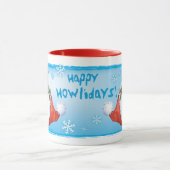Happy Howliday Long Coat Chihuahua Mok (Midden)
