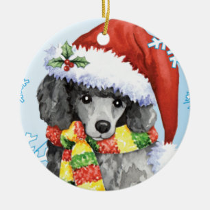 Happy Howliday Miniature Podle Keramisch Ornament