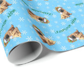 Happy Howliday Shar-Pei Cadeaupapier (Rol Hoek)
