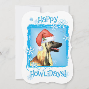 Happy Howlidays Afghaans Feestdagenkaart