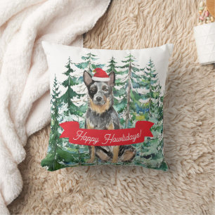 Happy Howlidays Australiër Cattle Dog Kerstmis Kussen