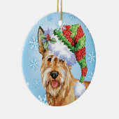 Happy Howlidays Berger Picard Keramisch Ornament (Rechts)