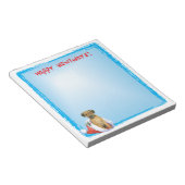 Happy Howlidays Border Terrier Notitieblok (Schuin)