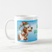 Happy Howlidays Brittany Mug (Gauche)