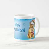 Happy Howlidays Brussels Griffon Coffee Mok (Voorkant rechts)