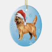 Happy Howlidays Cairn Terrier Keramisch Ornament (Rechts)
