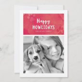 Happy Howlidays Carte photo de vacances (Devant)